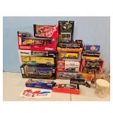 Collection of Diecast Nascar and Semi Trucks