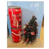 Vintage Coca-Cola Stackable Can Coolers Set with C