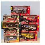 Lot of 8 Racing Champions & Hot Wheels Diecast Fun