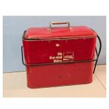 Vintage Coca-Cola Metal Cooler Box Its The Real Th