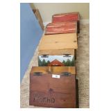Vintage Coca-Cola Wooden Crates and Chest Lot