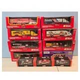 NASCAR Racing Team Transporter Die-Cast Lot