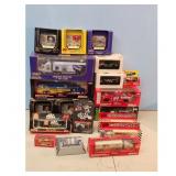 Collection of NASCAR Die-Cast Cars and Transporter