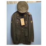 US Army Uniform Jacket and Beret