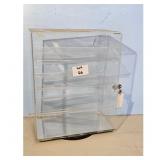 Clear Acrylic Display Case with Lock and Keys