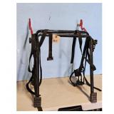 Black Bicycle Rack with Straps