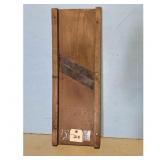 Vintage Wooden Mandoline Slicer with Metal Blade