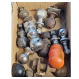 Lot of 11 Trailer Hitch Ball Mounts and Accessorie