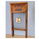 Vintage Home Aide Wooden Washboard