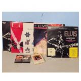 Elvis Presley Vinyl Records and 8-Track Tapes Lot