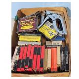 Arrow Staple Gun and Assorted Staples Lot