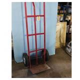 Red Hand Truck Dolly with Wheels