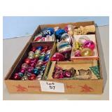 Vintage Shiny Brite Christmas Ornaments Lot