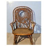 Antique Wicker Rocking Chair