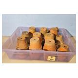 Lot of Terracotta Clay Pots