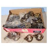 Lot of Vintage Brass Drawer Pulls and Hardware