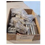 Lot of Door Hinges - Stanley Solid Brass and Other