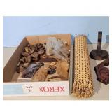 Lot of Vintage Wooden Furniture Hardware and Decor