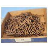 Lot of Assorted Rusty Metal Cow Kicking Chains
