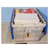Tote of Staples 500 Sheets Letter Size/ Pastel