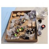 Lot of Vintage Hardware Knobs Pulls and Parts