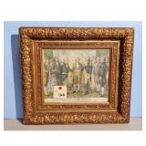 Framed Print The First Meeting of Washington and L