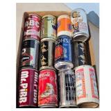 Vintage Beer and Soda Cans Collection Lot