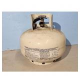 White Propane Gas Cylinder Tank