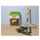 Burpee Seeder Lawn Care Tool Set with Rake and She