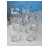 Coca-Cola Glassware and 2004 Porcelain Ornaments L