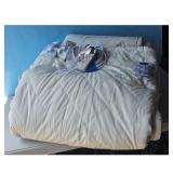 King Heated Blanket  100% Polyester Cream
