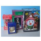 Mr. Chill Animated Snowman & Musical Bells Christm