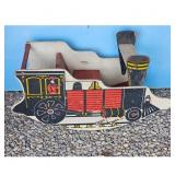 Vintage Wooden Rocking Train Toy