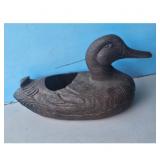 Vintage Duck Planter Pot Decorative Garden Figurin