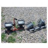 Lot of 2 Work Lights with Stands