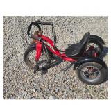 Red and Black Kids Tricycle