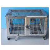 Vintage Metal Animal Cage Carrier Trap
