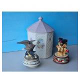 Pfaltzgraff Cape May Cookie Jar/ Music Boxes -
