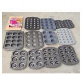 Wilton Baking Pans Lot - Muffin, Donut, Egg Shapes