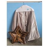 Ross Large Christmas Cape with Decorative Star