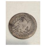 1868-S SEATED LIBERTY HALF DOLLAR