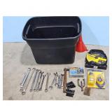 Assorted Power Tools and Hand Tools Lot with Stora