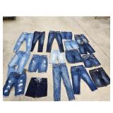 Lot of Assorted Womens Jeans and Shorts
