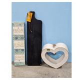 Decorative Wall Art Lot: Dream Believe Imagine Pla