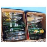 2 BOXES OF Soda Bottles - 7UP, A&W Root Beer