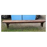 Rustic Wooden Bench