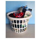 BASKET W/Toilet Dual-Flush Converter Kit & Toilet