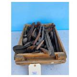 Vintage Cobbler Shoe Repair Tools Lot with Lasts a