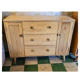 Vintage Mid-Century Modern Light Wood Sideboard Dr