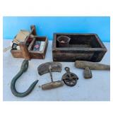 Vintage Lot of Farm & Workshop Tools and Supplies